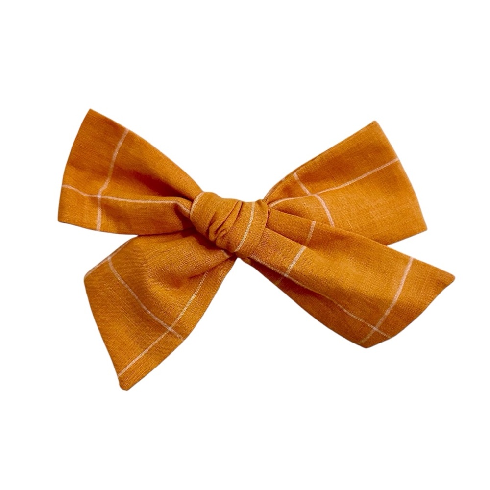 Little Poppy Co Oversized Plaid Bow Clip